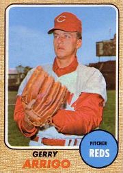 1968 Topps Baseball Cards      302     Gerry Arrigo